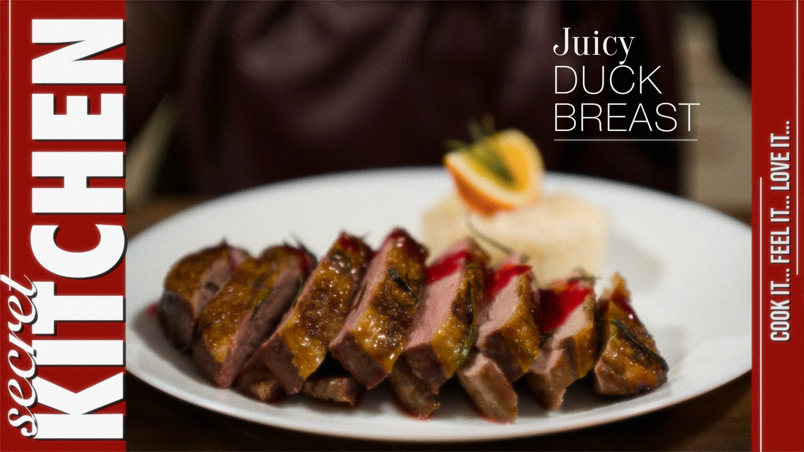 Juicy Duck Breast with Lingonberry Sauce